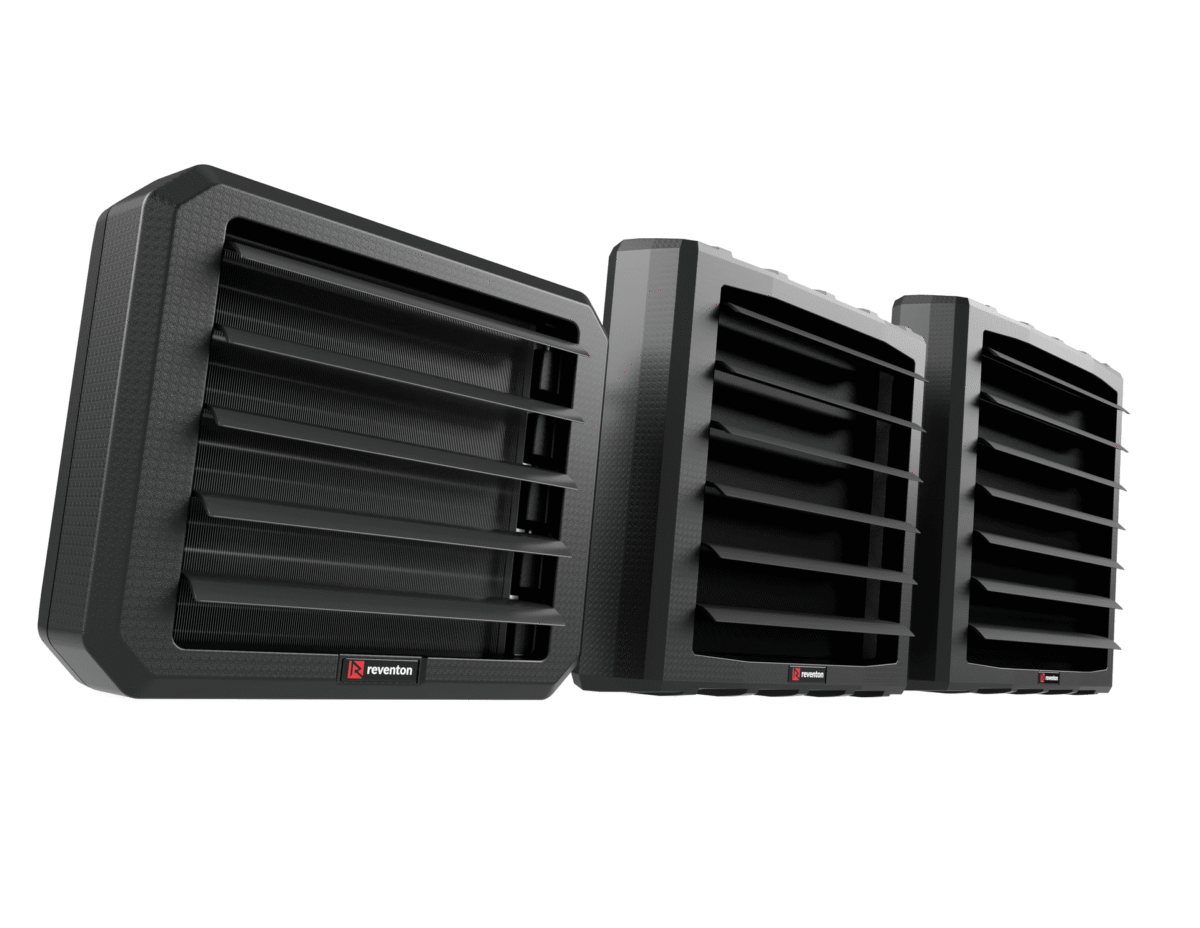 LPHW unit heater EPP housing and abs louvres