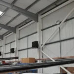 our client uses steel version of unit heaters in their modern airport facility